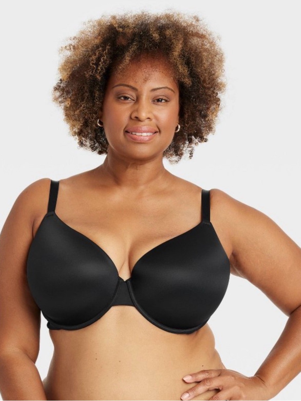 I32 NWT Auden Smoith Lightly Lined Comfort Wire Demi Coverage Bra - Size: 42DD